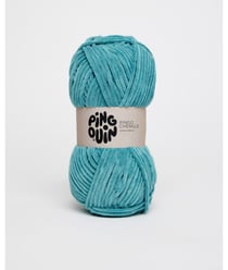Fil velours 100GR à tricoter PINGO CHENILLE - Pingouin - certifié Oeko-Tex Vert Canard