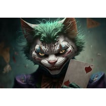 Tableau sur toile Chat Joker 30x45 cm