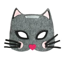 MégaCréa DIY - Masque enfant feutrine chat 20,5 x 14,5 cm