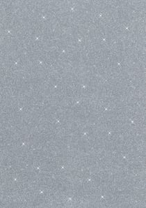 Feuille Caoutchouc 21*29.7 Argent Paillette