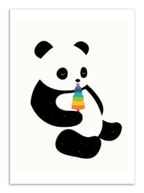 Affiche 50 x 70 cm -  Panda dream - Andy Westface