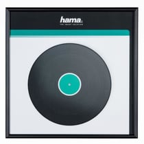 Cadre de protection vinyle HAMA Carré - Aluminium - 00181445 - Noir - 31,5 cm