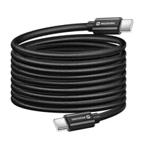Swissten Câble USB-C vers USB-C 3m 60W Universel Charge et Transfert Rapide Noir