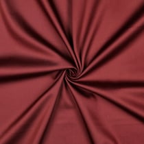 Tissu Satin de Coton uni Bordeaux