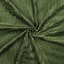 Tissu Velours Grosses côtes Vert sapin
