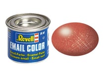 Pot de 14 ml de peinture pour maquette Email Color Revell - Bronze Metal 32195
