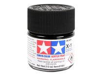 Mini pot de peinture acrylique 10 ml pour maquette T2M - X1 noir brillant 81501