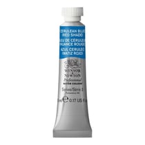 Tube de 5 ml - Peinture aquarelle Winsor & Newton - Bleu de Céruléum (nuance rouge) n°140 - Extra fine - Opaque