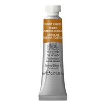 Tube de 5 ml - Peinture aquarelle Winsor & Newton - Terre d'Ombre brûlée n°076 - Extra fine - Transparent