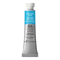 Tube de 5 ml - Peinture aquarelle Winsor & Newton - Bleu de Céruléum n°137 - Extra fine - Semi-opaque