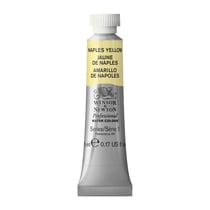 Tube de 5 ml - Peinture aquarelle Winsor & Newton - Jaune de Naples n°422 - Extra fine - Opaque