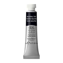 Tube de 5 ml - Peinture aquarelle Winsor & Newton - Teinte neutre n°430 - Extra fine - Opaque