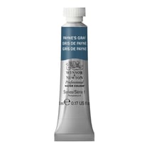 Tube de 5 ml - Peinture aquarelle Winsor & Newton - Gris de Payne n°465 - Extra fine - Semi-opaque