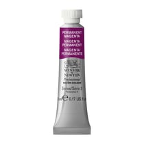 Tube de 5 ml - Peinture aquarelle Winsor & Newton - Magenta permanent n°489 - Extra fine - Transparent
