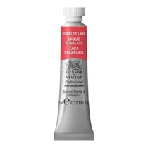 Tube de 5 ml - Peinture aquarelle Winsor & Newton - Laque écarlate n°603 - Extra fine - Semi-transparent