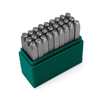 Lot de 27 tampons Impress Art - Poinçons en métal pour estampage de bijoux - Alphabet