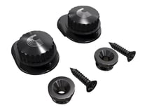 D'Addario - Système de verrouillage des sangles pour guitare, guitare basse - noir