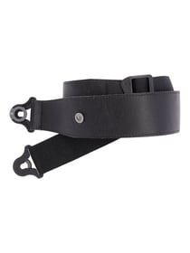 D'Addario 25BAL00 - Sangle pour guitare - En cuir - Noir
