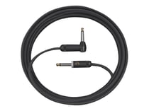 D'Addario American Stage - Câble audio - jack mono mâle angle droit pour jack mono mâle droit - 4.57 m - blindé