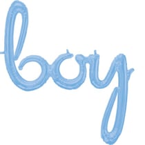 Ballon en aluminium - Boy - Amscan