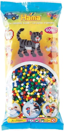 Sachet de perles Midi - Hama - 6000 pièces