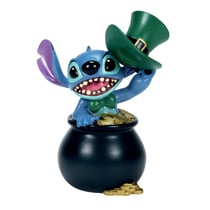 Figurine Enesco Disney Showcase - Lilo et Stitch - Stitch St-Patrick