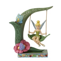 Figurine Enesco Disney Traditions - Fée Clochette sur une balançoire