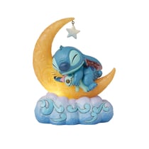 Figurine Enesco Disney Tradition - Lilo et Stitch - Stitch & Scrump sur une Lune en LED
