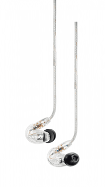 Shure SE215-CL - Ecouteurs intras dynamiques - 1 voie - Translucide