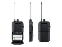 Shure P3R - Récepteur de poche sans fil pour système de moniteur personnel sans fil - pour Shure WA570A, WA620