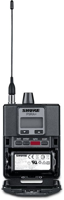 Shure P9RA+ - Récepteur audio sans fil pour système de moniteur personnel sans fil