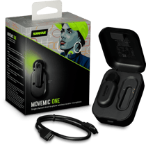 Shure Movemic One - Système micro cravate - Sans fil - Avec boîtier de charge