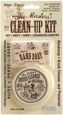 Set savon et nettoyant pour pinceau