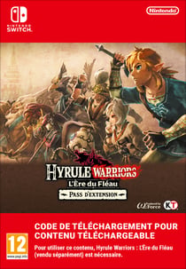 Code de téléchargement Hyrule Warriors : L'Ère du Fléau Pass d'extension - Nintendo Switch