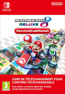 Code de téléchargement DLC Mario Kart 8 Deluxe – Pass circuits additionnels - Nintendo Switch