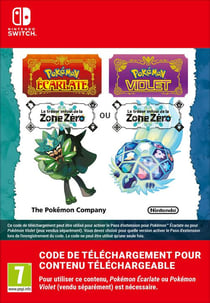 Code de téléchargement Pokémon Écarlate ou Pokémon Violet : Le trésor enfoui de la Zone Zéro - Nintendo Switch