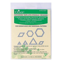 Gabarit 3/8  - triangle et hexagone