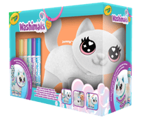Peluche chat Washimals Jumbo - Crayola