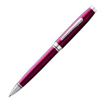 Stylo bille - Noir - Coventry - Pointe moyenne - Cross - Laqué rouge