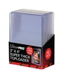 Lot de 10 protèges cartes Ultra Pro - Transparent - 63 x 88 mm