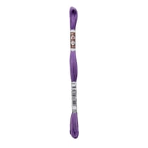 Fil à broder DMC - Coton Retors Mat - Lilas 2209