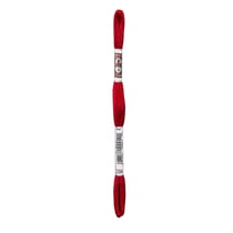 Fil à broder DMC - Coton Retors Mat - Rouge laque de Chine 2304