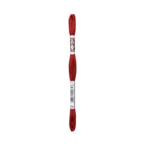 Fil à broder DMC - Coton Retors Mat - Brun rouge 2354