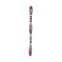 Fil à broder DMC - Coton Retors Mat - Fleur de thym parme 2396