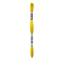 Fil à broder DMC - Coton Retors Mat - Jaune vif 2444