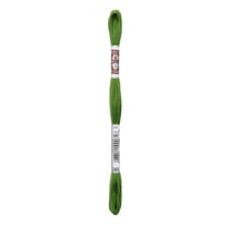 Fil à broder DMC - Coton Retors Mat - Vert mousse dorée 2469