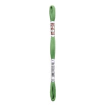 Fil à broder DMC - Coton Retors Mat - Vert fenouil 2563