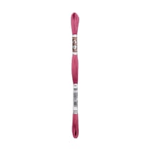 Fil à broder DMC - Coton Retors Mat - Poivre rose 2572