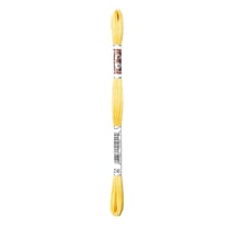 Fil à broder DMC - Coton Retors Mat - Jaune mimosa 2743
