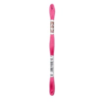 Fil à broder DMC - Coton Retors Mat - Rose fluo 2899